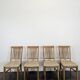 Set of 4 oak chairs