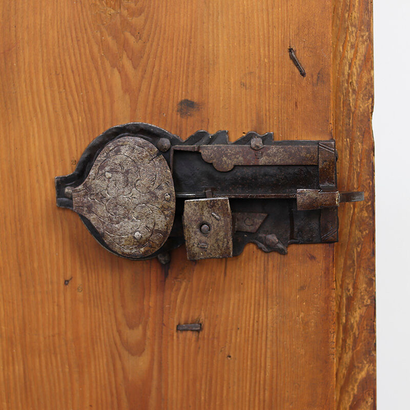 Painted folk art bridal wardrobe 1773