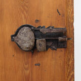 Painted folk art bridal wardrobe 1773