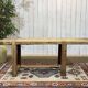 Console - raw oak carpenter's table from the 1930s