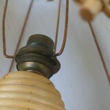 Louis SOGNOT rattan bedside lamp