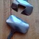 70s stainless steel salad servers