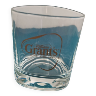 Vintage Grant's advertising whisky glass