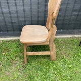 Rustic teak chairs