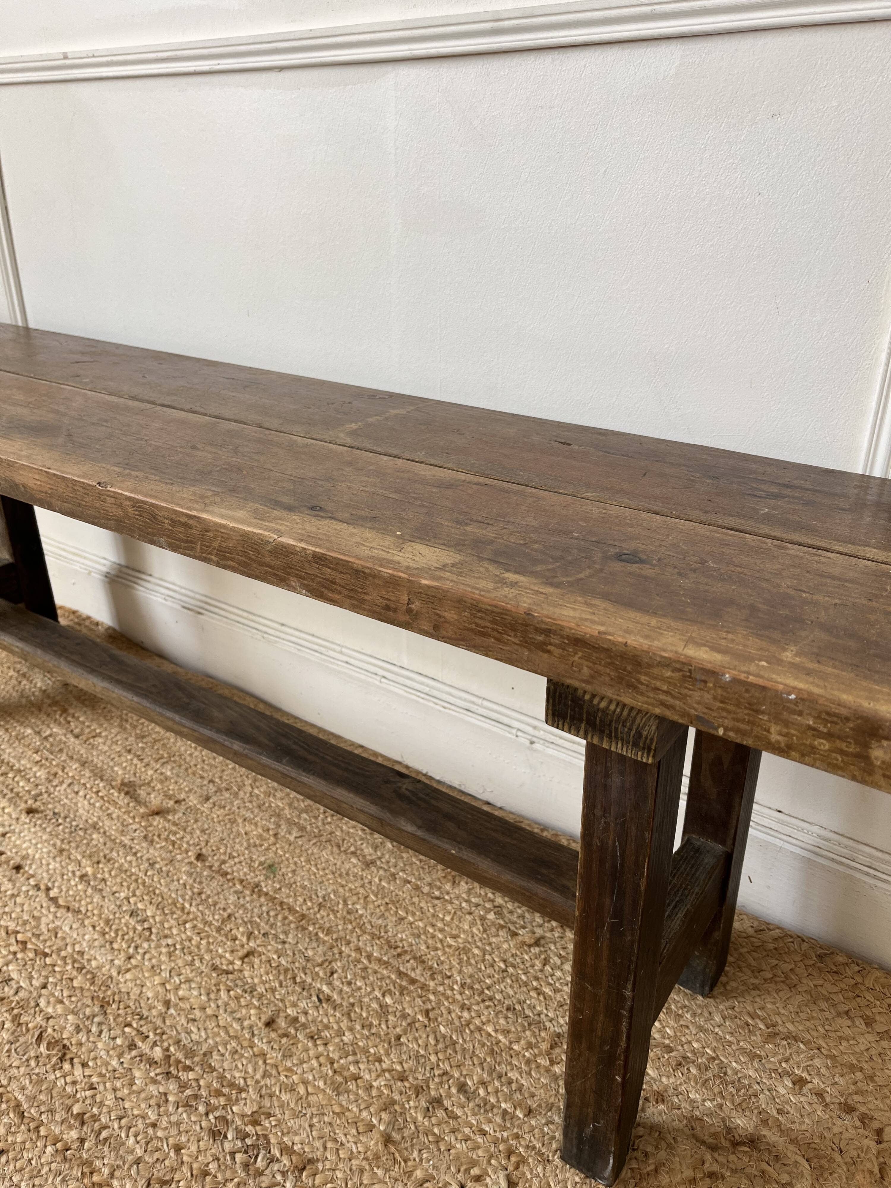 Antique wooden bench