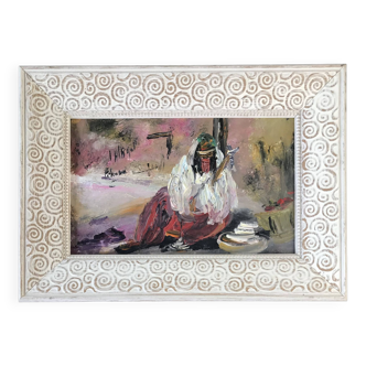 Louis alban "fikaba" oil on panel signed