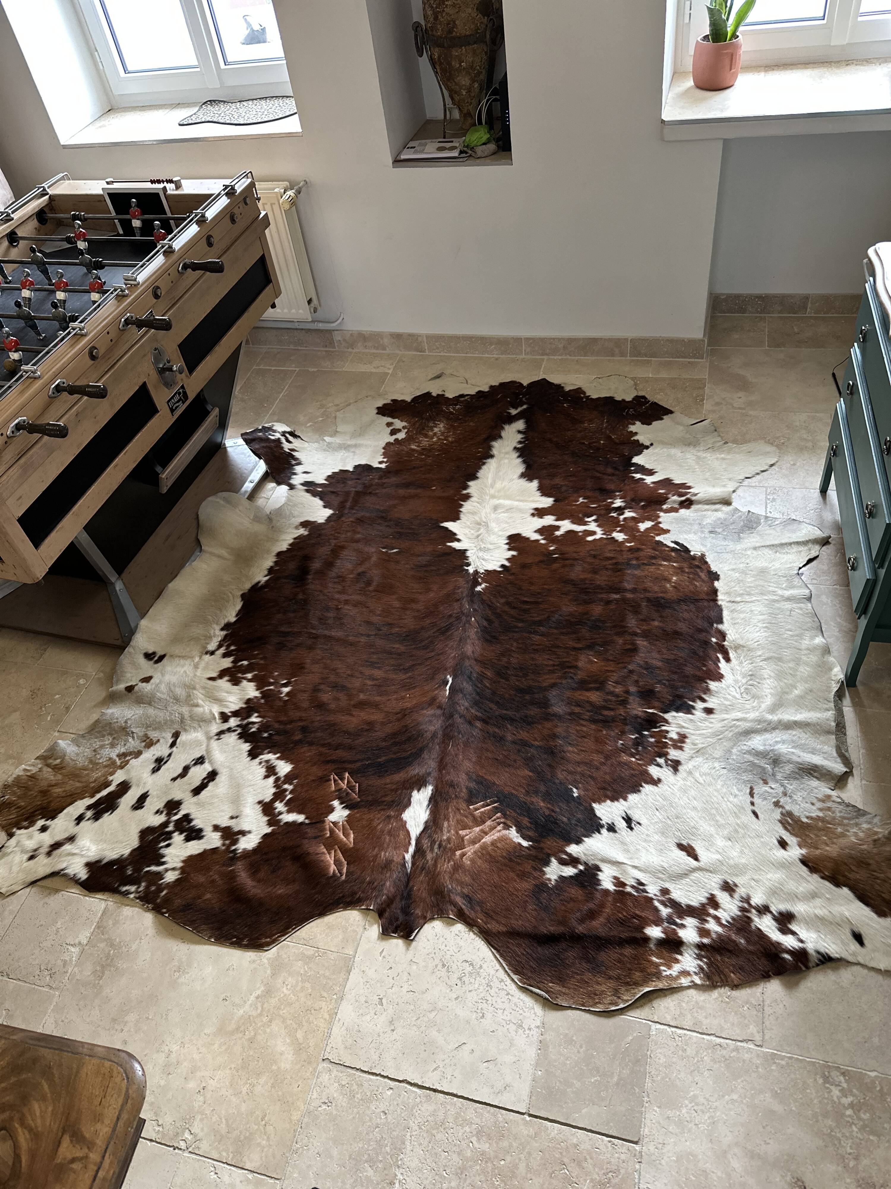 Tapis peau de vache