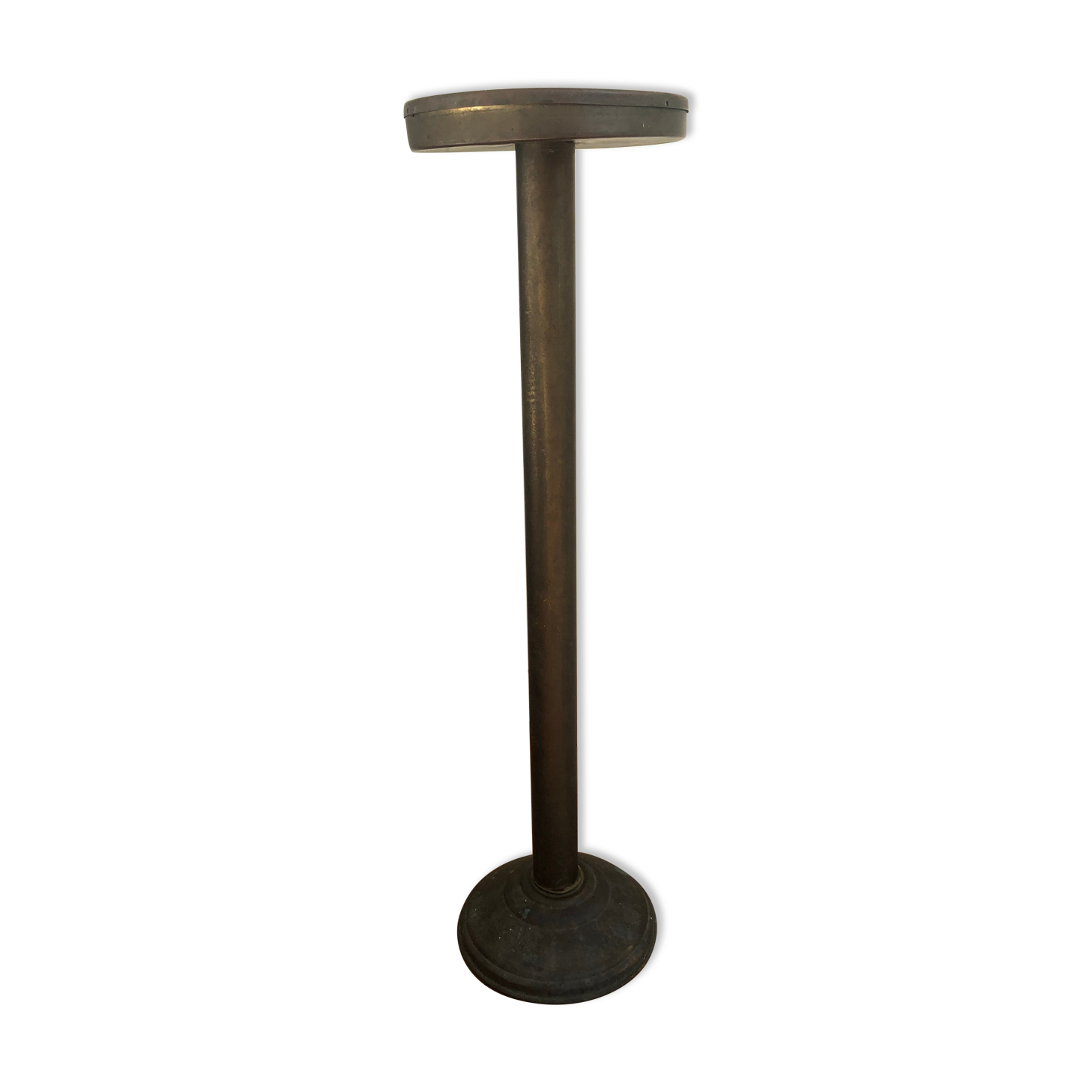 Brass standing ashtray