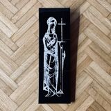 Religious ceramic wall plaque
