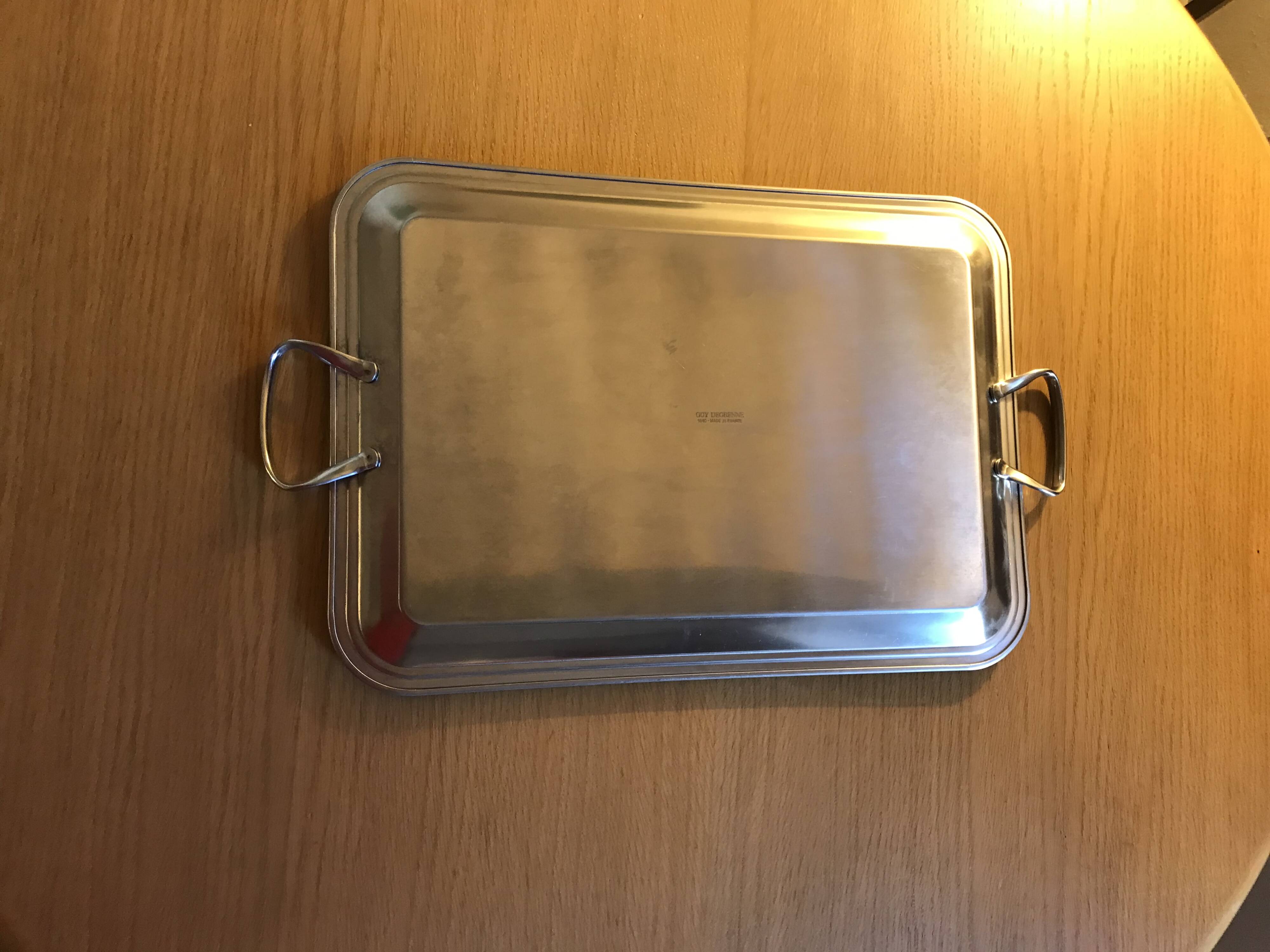 Guy Degrenne tray early 2000s.