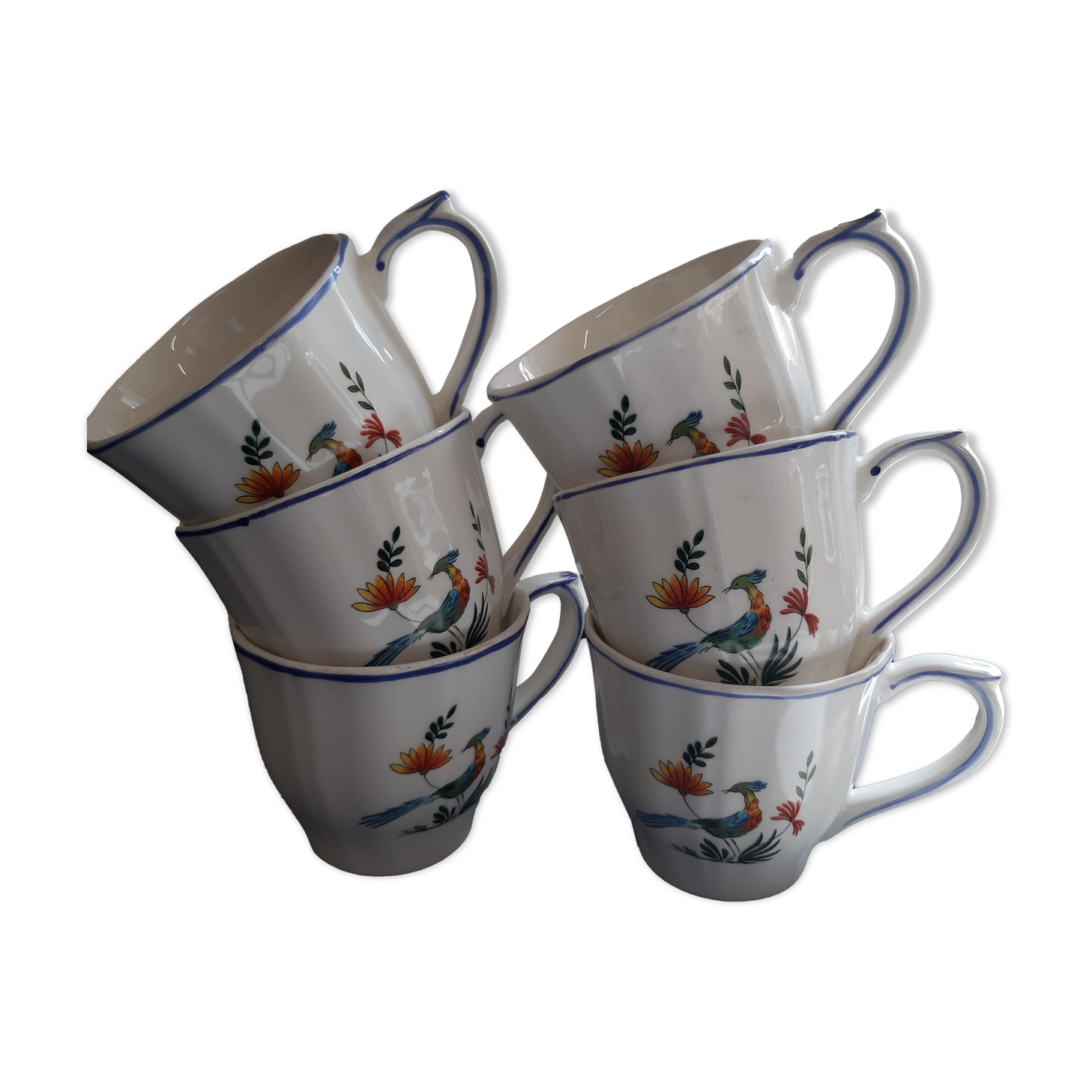 Pack of 6 cups the us without saucer