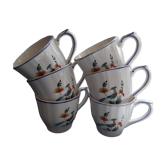 Lot de 6 tasses the us sans soucoupe