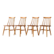 Ensemble de 4 chaises Fanett par Tapiovaara, Edsbyverken 1962