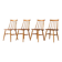 Ensemble de 4 chaises Fanett par Tapiovaara, Edsbyverken 1962