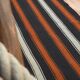 Flat striped rug 91 x 213 cm