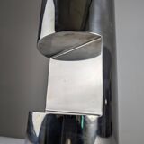 Steel sculpture table lamp