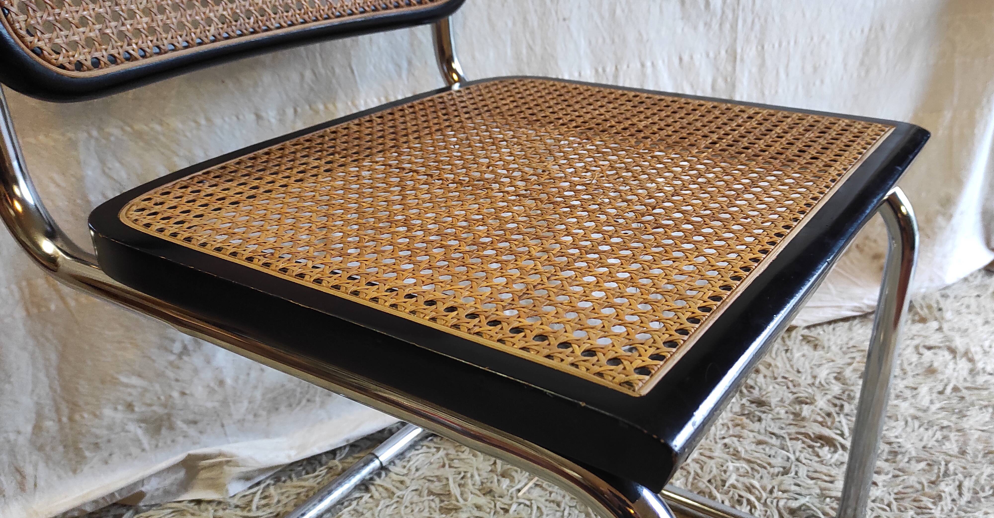 Chaise type cesca B32 (Italy) - années 80