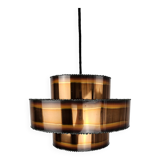 Lampe à suspension Sven Aage Holm Sørensen cuivre années 1960 Danemark
