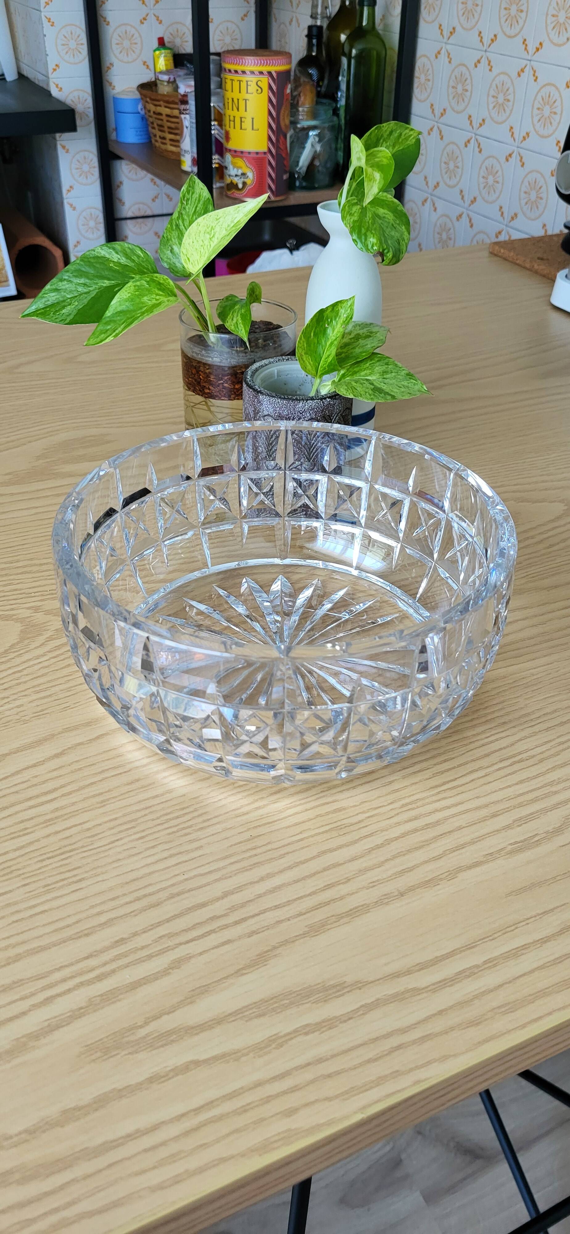 Saint-Louis crystal salad bowl