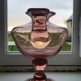 Vase biot rose