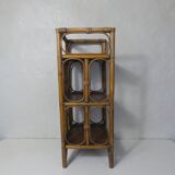 rattan bedside table