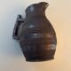 Large antique ceramic pitcher with glazed finish (sculpted stoneware) 1950