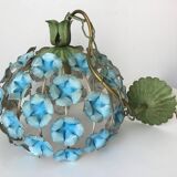 Vintage metal ball chandelier