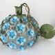 Vintage metal ball chandelier