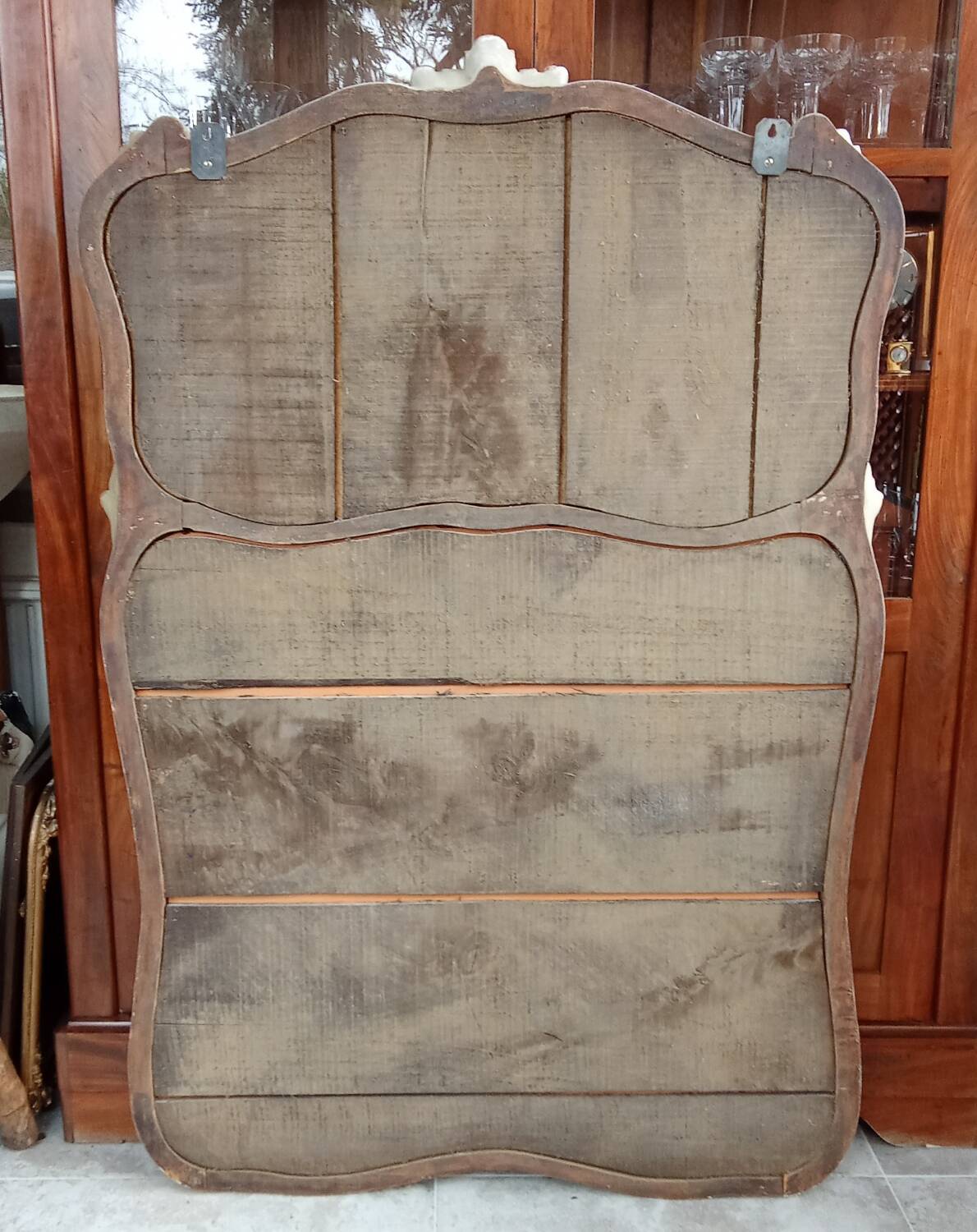 Antique Louis XV style trumeau mirror