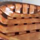 Italian woven ceramic fruit bowl, 1960