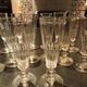 18 crystal champagne flutes