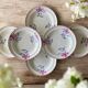 6 antique semi-deep plates in Saint-Amand earthenware (Nord)