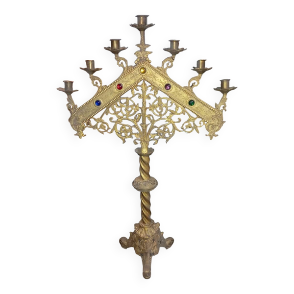 Candélabre bronze