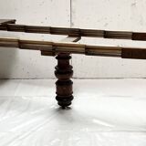 Table a pied central Napoléon III Acajou massif XIX siècle