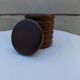 turned wooden box