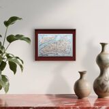 Arles, old small map, printed in 1906.