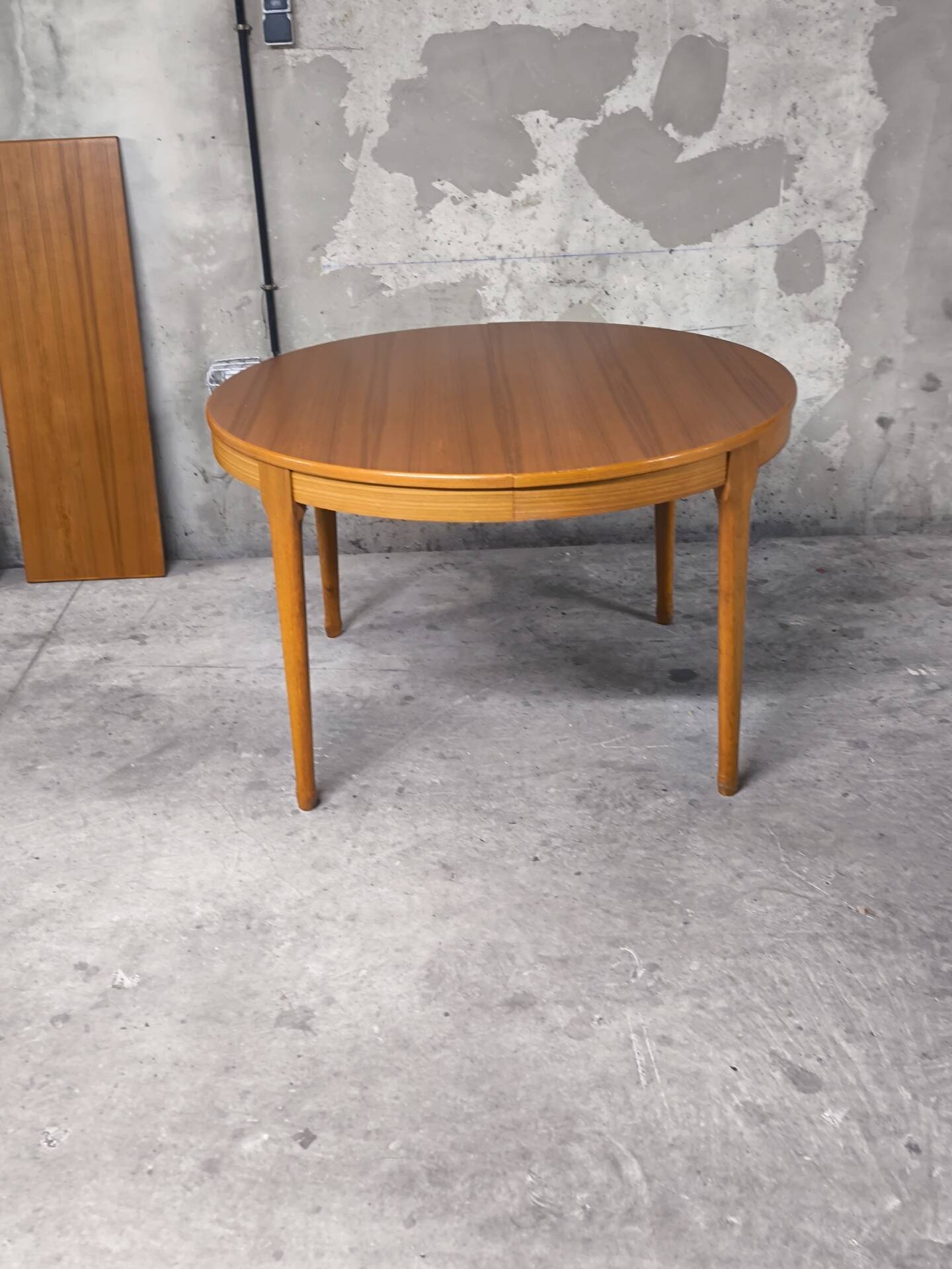 Vintage teak Scandinavian table from the 1960s.