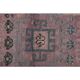 Vintage Turkish Oushak Handmade Wool Cotton Purple Runner Rug 80x260