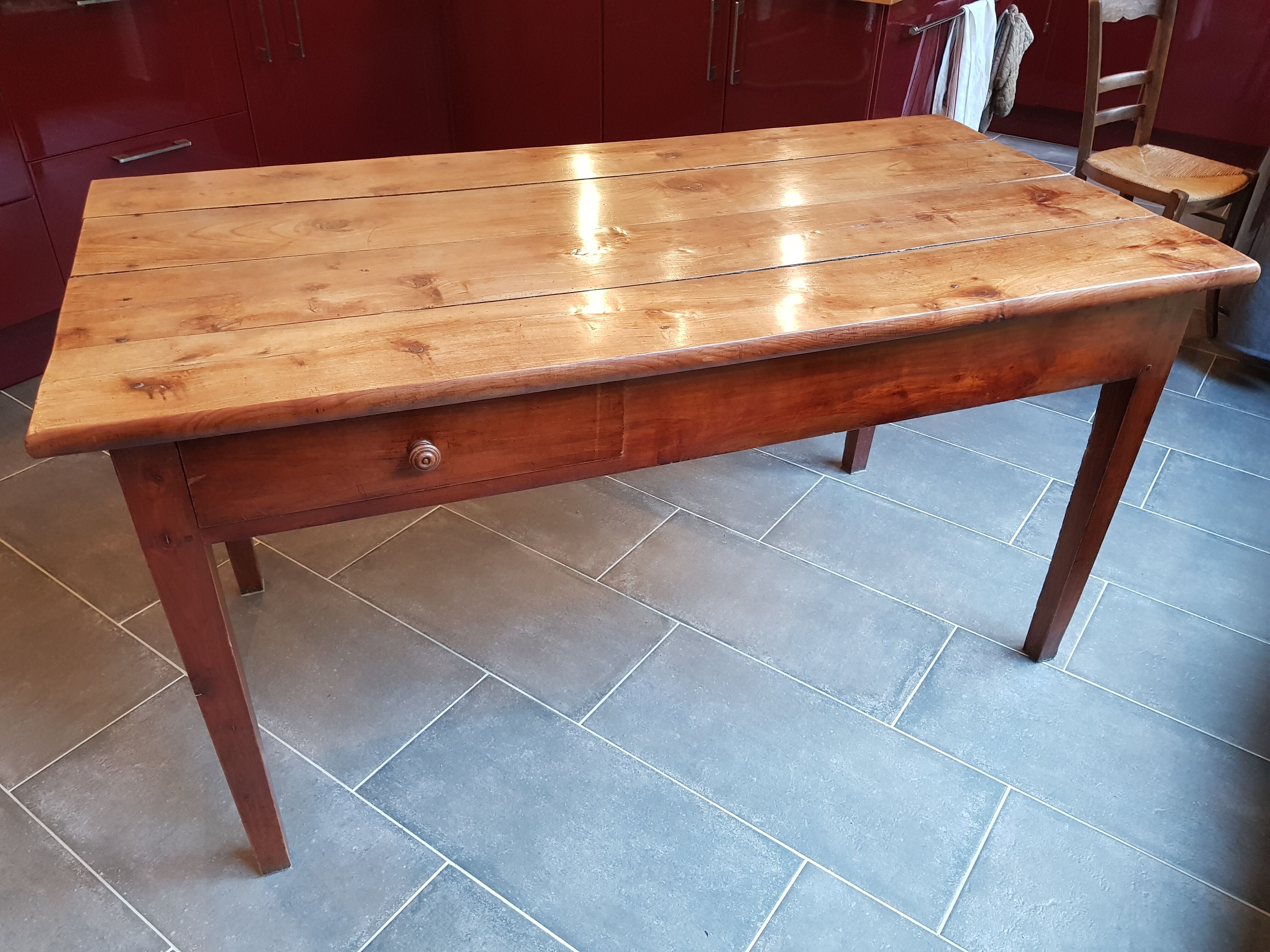 Farm table in cherry 1890