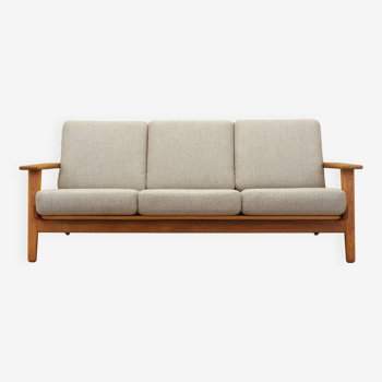 Oak sofa, Danish design, 1960s, designer: Hans J. Wegner, manufacturer: Getama