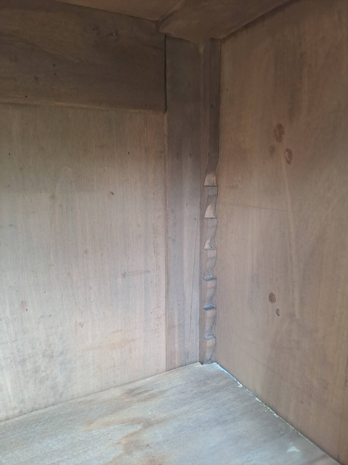Armoire une porte vitrée  fin 19ème
