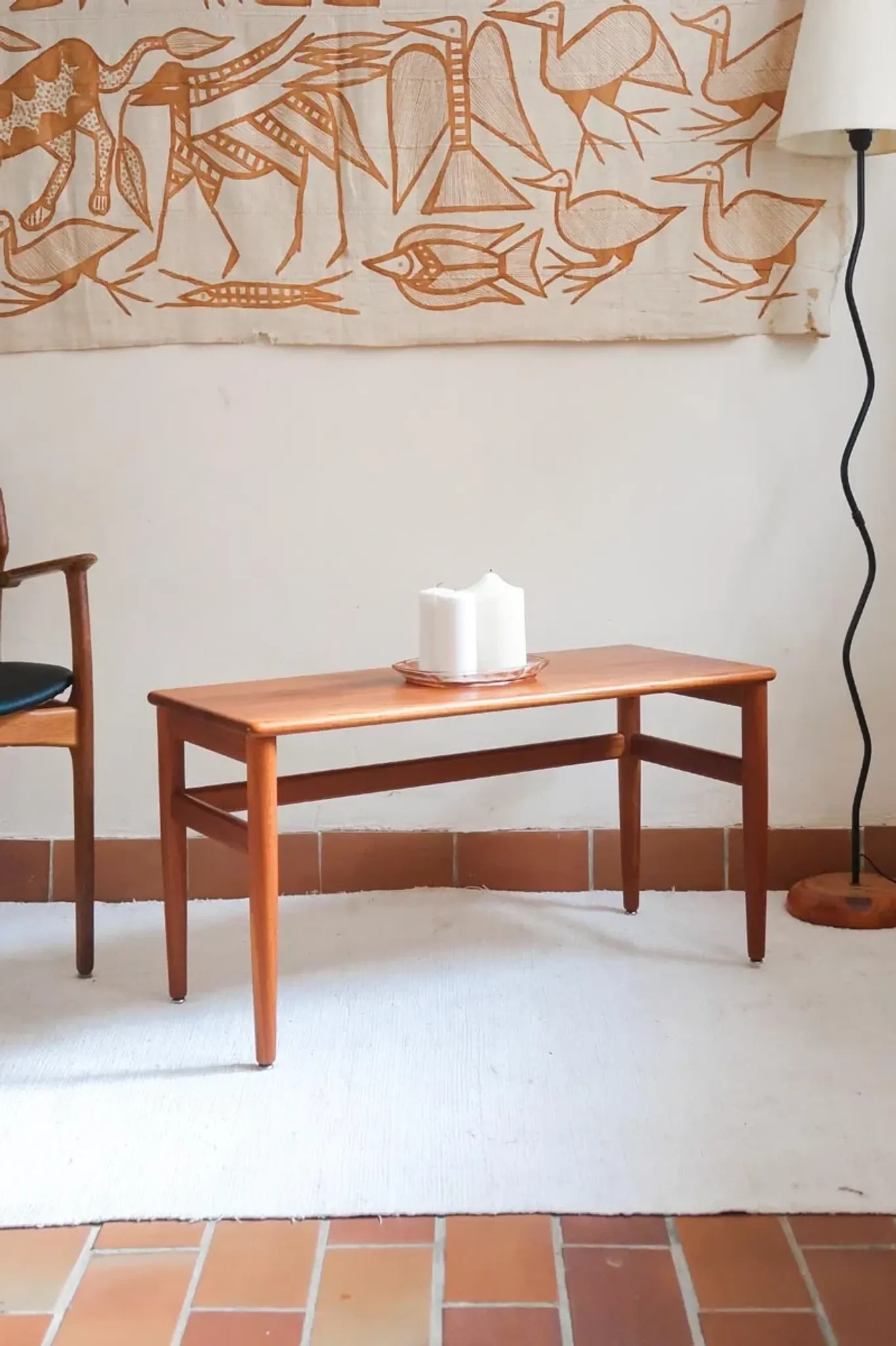 Scandinavian teak coffee table – Denmark, 1960s