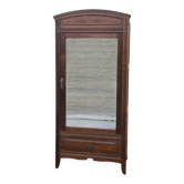 Wardrobe with 1 mirrored door and 1 drawer, 1930s