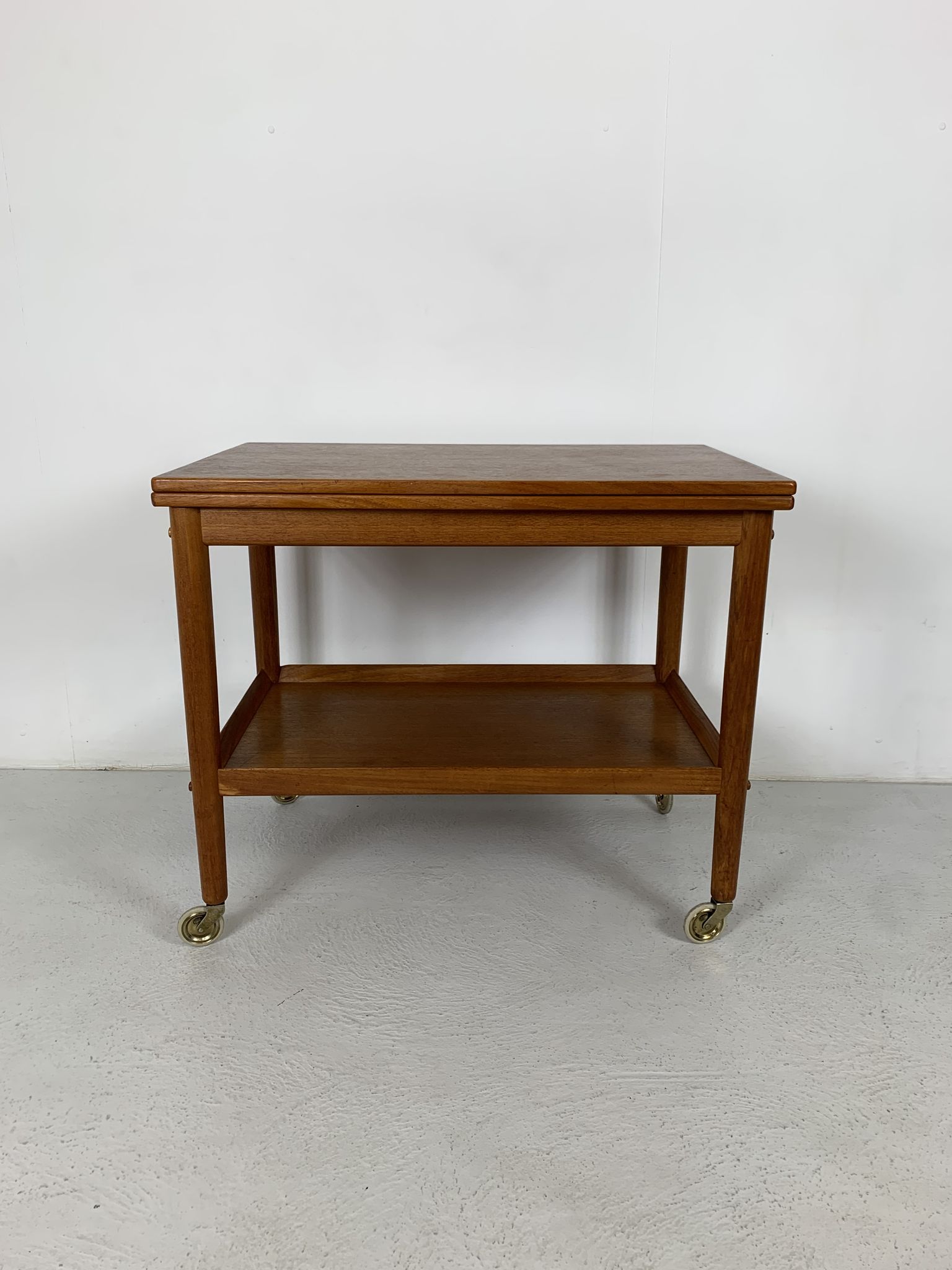Danish midcentury teak bar trolley by Grete Jalk