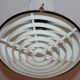 Scandinavian hanging vintage 50/60 in aluminum and teak gloss