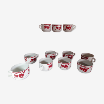 11 coffee cup red cats