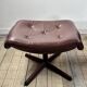 Leather armchair and ottoman by GÖTE MÖBLER Sweden 1960