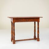 Rustic oak console table with drawer, Belgium ca. 1800