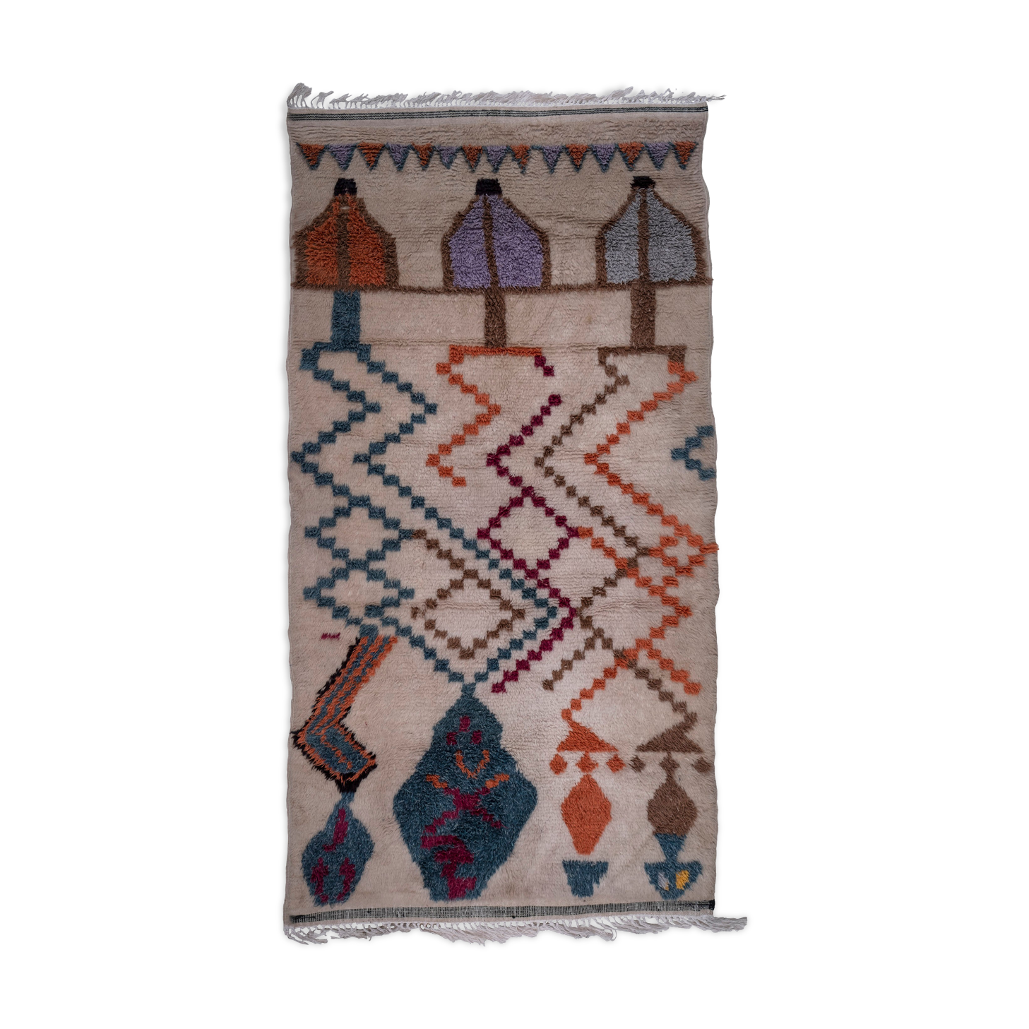 Large Vintage Moroccan Tulu Rug 152 x 300 cm