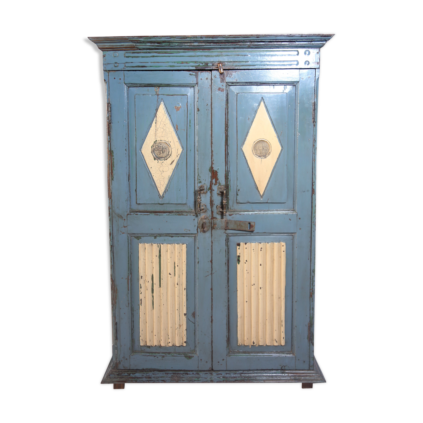 Art Deco wardrobe in Burmese teak